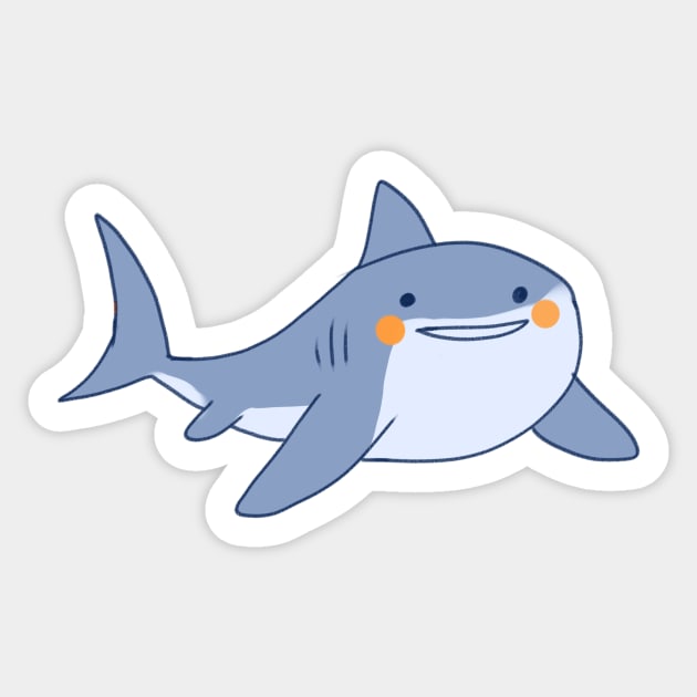 Cute Shark art Sticker by Mayarart